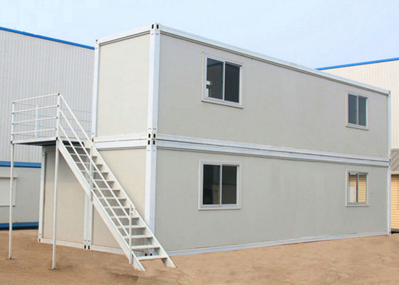 Trung Quốc Hai lớp nhà đúc sẵn, nhà container 40ft với bảng tường cách nhiệt nhà máy sản xuất