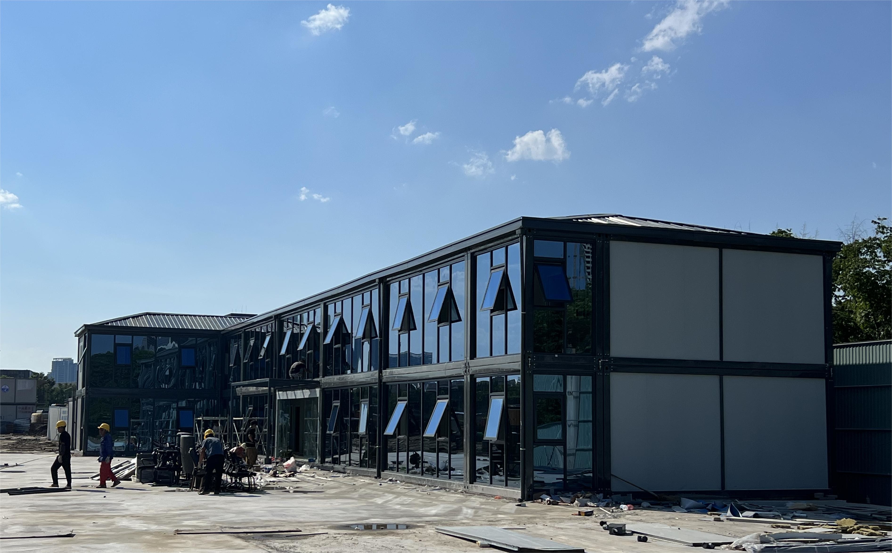 chất lượng Nhà container tiền chế nhà máy sản xuất