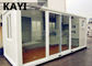 Charming Steady Mobile Container nhà Red Floor Panel PVC cửa sổ với trang trí nhà cung cấp
