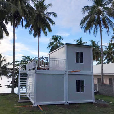 Bảo hiểm Phòng chứa gói phẳng Prefabricated Nhà xây dựng Container Nhà với đồ trang trí sang trọng