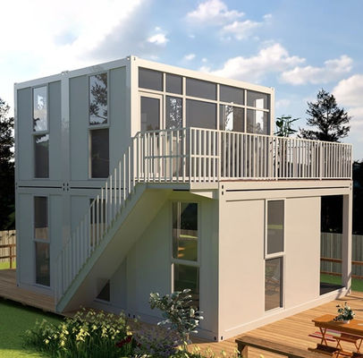 Anti Rust 2 phòng ngủ Container House Tiny Temporary Movable Modular Homes