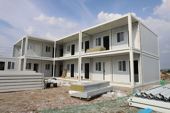 Nhà chứa vận chuyển được tháo rời Prefabricated Anti-Seismic Mobile Prefab Home