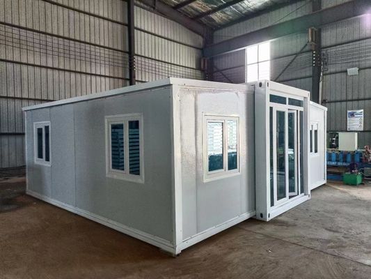 40 Ft Nhà container mở rộng Nhà thép kẽm mô-đun