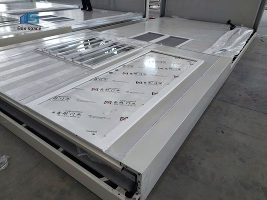 BOX SPACE 15 phút lắp đặt nhà container gấp nhà di động tiền chế cho công trường xây dựng và nơi trú ẩn