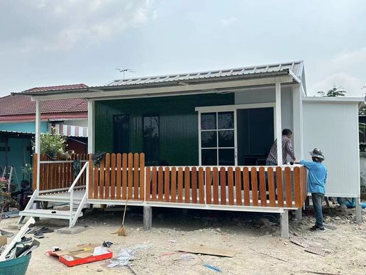 Q235B Khung thép kẽm 4 Hệ thống thoát nước ống ẩn Cabin mô-đun di động