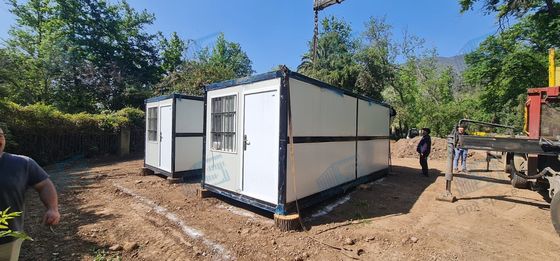 100% sẵn sàng làm bằng thép chất lượng tốt nhà chứa gấp với điện và cách điện được cài đặt sẵn