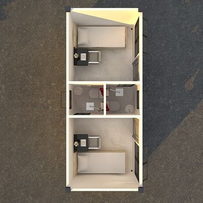 BOX SPACE Giá rẻ 20ft Hội thảo Nhà chứa Prefab với nhà bếp, Nhà di động mô-đun với trang trí