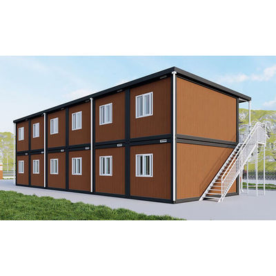 Hoàn toàn lắp ráp 20Ft 40Ft Hai tầng Casa Flat Pack sang trọng Prefab Portable Living Container Nhà nổi