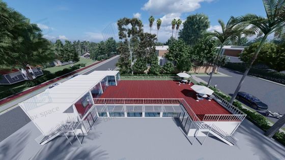 Ngôi nhà tiền chế sang trọng, Nhà container vận chuyển tiền chế, Văn phòng container tiền chế, Tòa nhà container vận chuyển