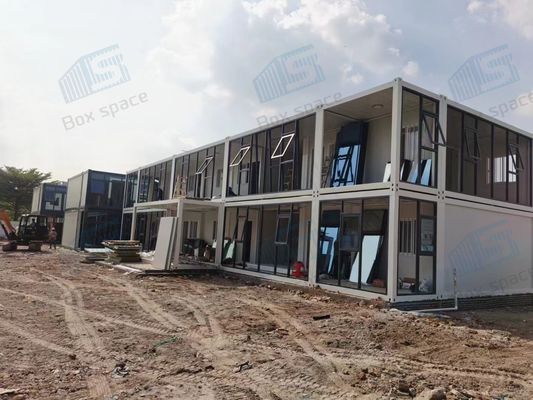 Light Steel Frame Prefab container văn phòng, giá rẻ sẵn sàng để vận chuyển thép Prefab tòa nhà, vận chuyển container Prefab