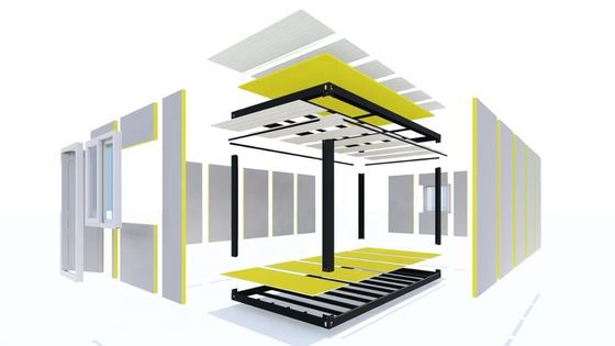 BOX SPACE New Zealand Chi phí thấp Nhà Prefabricadas Nhà chứa gói phẳng Nhà chứa châu Âu