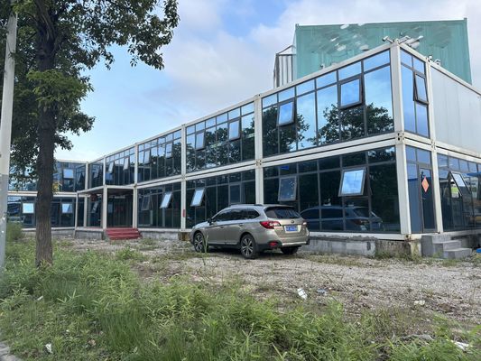 linh hoạt và thuận tiện trang web di động Office container khung thép mô-đun đá len sandwich bảng điều khiển nhà mô-đun