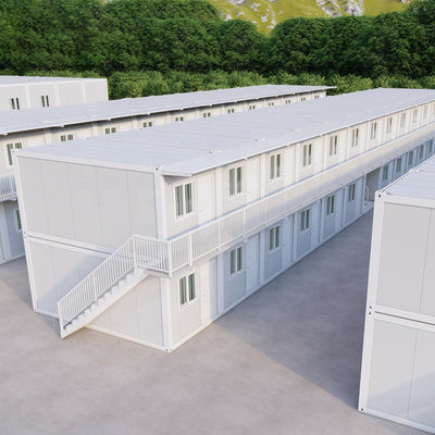 Chống động đất Prefab Eco House Log Cabin Kits Prefab 4 phòng ngủ Nhà thép tùy chỉnh Nhà mô-đun từ Trung Quốc