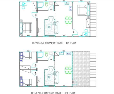 Log Cabin Kits Nhà Prefab cho phòng vườn và Cabin House Thái Lan Nhà container di động với cách điện tốt