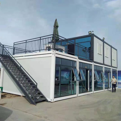 Ngôi nhà container Prefab với phòng tắm Ngôi nhà nhỏ sẵn sàng để vận chuyển Ngôi nhà 20ft Ngôi nhà tiền chế