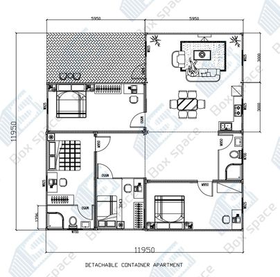 Nhà trước sản xuất Nhà trước sản xuất 40ft bán buôn nhà trước sản xuất Điện thoại nhà mô-đun nhỏ Container House Outdoor Office Pod