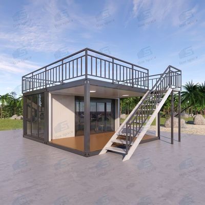 20ft 40ft Nhà container có thể tháo rời với 3 phòng ngủ và phòng tắm