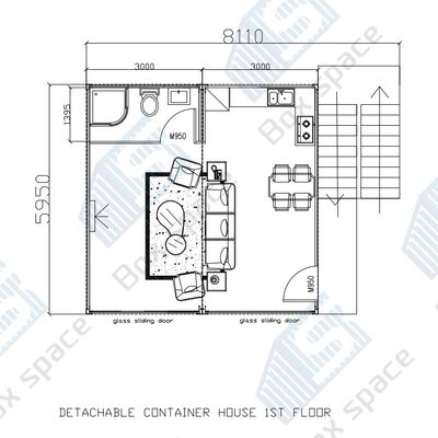 Nhà biệt thự Prefab Phong cách Giá cạnh tranh Gập sẵn Nhà nhỏ Prefab Chỗ lưu trữ Nhà ngoài trời Sản xuất trước