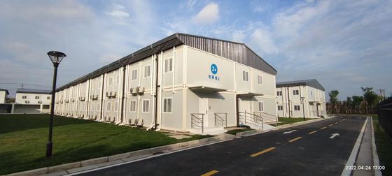 20ft Log Cabin Kits Ngôi nhà Prefab 2 tầng Ngôi nhà Prefab hiện đại Honduras Chi phí thấp Ngôi nhà container Prefab với cách điện khoáng sản