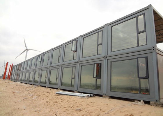 Trung Quốc 2mm PVC lưu trữ tầng container ngôi nhà đôi kính cửa kính và cửa sổ nhà máy sản xuất