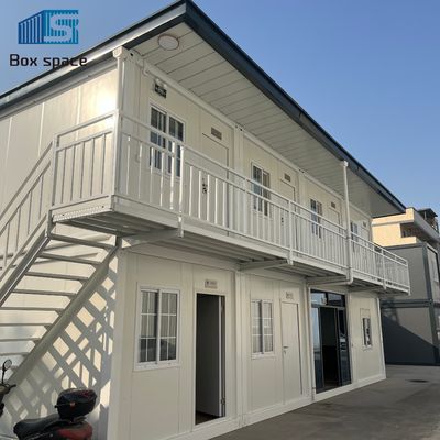 Nhà nhỏ chống nước với nhà bếp và phòng tắm Pre Fab Container House With Slope Roof