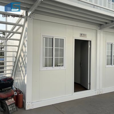Nhà container vận chuyển 20ft Khu đô thị Nhà nhỏ Giải pháp nhà nhỏ gọn Cabins mô-đun Thép nhà ở Prefab